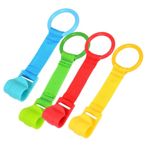 Hemobllo 4Stücke Teiliges Pull Ringe Lernspielzeug für Kleinkinder Aufstehhilfe für Babybetten Unterstützung Beim Stehen und Farbenfrohe Ringe Hemobllo 4Stücke Teiliges Pull Ringe Lernspielzeug für Kleinkinder Aufstehhilfe für Babybetten Unterstützung Beim Stehen und Farbenfrohe Ringe von Hemobllo