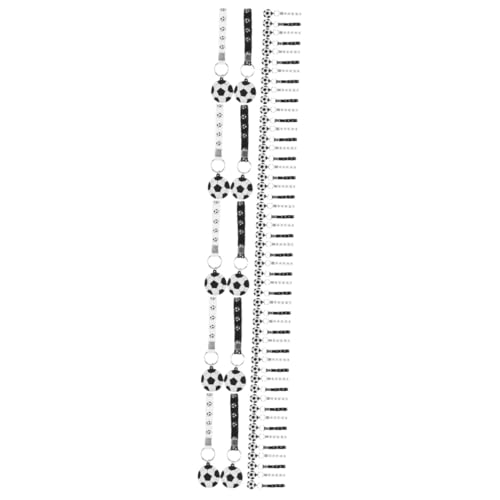 Hemobllo 5 Sätze 5 Sets Fußball Schlüsselanhänger Ball Schlüsselanhänger Funky Sports Soccer Schlüsselring Sportball Schlüsselring Cartoon Junge Blau Mädchen Fußball 12 Stück * 5 von Hemobllo