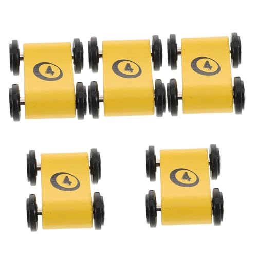 Hemobllo 5 Stück Hölzerne Rückenlastwagenspielzeug Rennauto Aus Holz Für Rennwagen Rennstrecken Für Jungen Spielzeugauto Aus Holz Für Yellow von Hemobllo