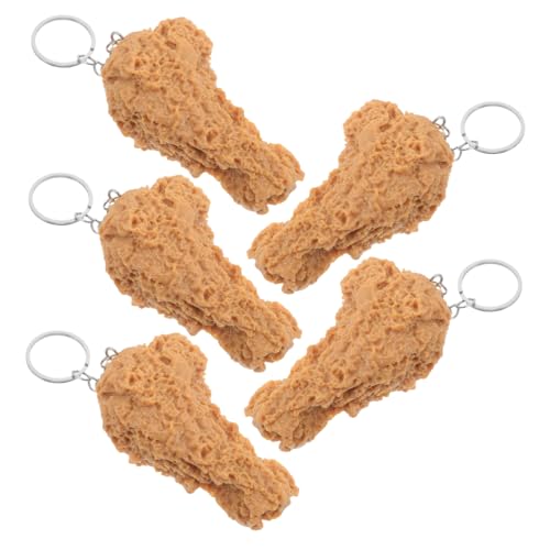 Hemobllo 5 Stück Teiliges Realistischer Lustiger Schlüsselanhänger in Form von Gebratenem Hähnchenschenkel Detailgetreuer Imitation Robust und Vielseitig als Partygeschenk Geeignet Hemobllo 5 Stück Teiliges Realistischer Lustiger Schlüsselanhänger in Form von Gebratenem Hähnchenschenkel Detailgetreuer Imitation Robust und Vielseitig als Partygeschenk Geeignet von Hemobllo