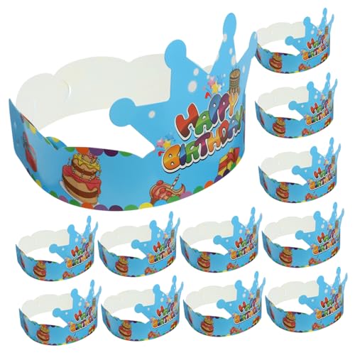 Hemobllo 50 Stück Geburtstags Kronenhüte aus Papier Leichte Partyhüte für Jungen und Mädchen Sichere Langlebige Prinzessin und Prinz Partyaccessoires für Geburtstagsfeiern und Festtage Hemobllo 50 Stück Geburtstags Kronenhüte aus Papier Leichte Partyhüte für Jungen und Mädchen Sichere Langlebige Prinzessin und Prinz Partyaccessoires für Geburtstagsfeiern und Festtage von Hemobllo