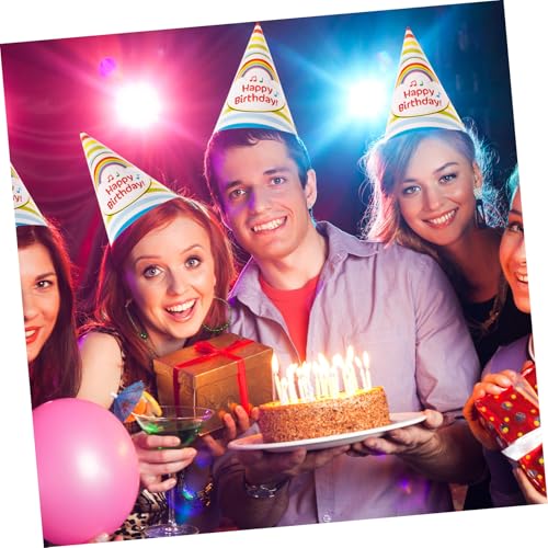 Hemobllo 50 Stück Geburtstags Partyhüte aus Papier Bunte für Erwachsene Komfortabel und Vielseitig Einsetzbar als Geburtstagsdekoration und Feieraccessoire Hemobllo 50 Stück Geburtstags Partyhüte aus Papier Bunte für Erwachsene Komfortabel und Vielseitig Einsetzbar als Geburtstagsdekoration und Feieraccessoire von Hemobllo
