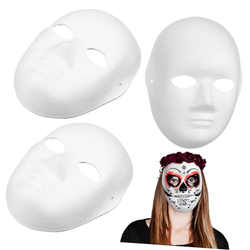 Hemobllo 5Stücke DIY Weiße Papiermaske Leere Masken zum Dekorieren für Halloween und Kostümpartys Angenehm zu Langlebig Sicheren Materialien Gefertigt Hemobllo 5Stücke DIY Weiße Papiermaske Leere Masken zum Dekorieren für Halloween und Kostümpartys Angenehm zu Langlebig Sicheren Materialien Gefertigt von Hemobllo