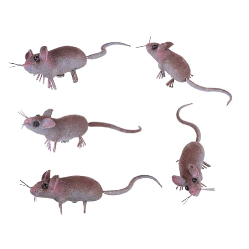 Hemobllo 5Stücke Mini Mäusefiguren Hochwertige Realistische Dekoration für Garten und Innenräume Mikrolandschaften und Szenenlayout Langlebig und Vielseitig Einsetzbar Hemobllo 5Stücke Mini Mäusefiguren Hochwertige Realistische Dekoration für Garten und Innenräume Mikrolandschaften und Szenenlayout Langlebig und Vielseitig Einsetzbar von Hemobllo