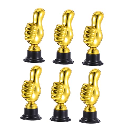 Hemobllo 6stücke Kleine Goldene Pokale Kunststoff Für Preise Auszeichnungen Und Dekorationen Für Erwachsenenevents Sportveranstaltungen Und Feiertagsfeiern von Hemobllo