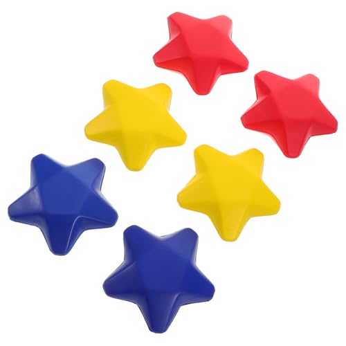 Hemobllo 6 Stück Spielzeugball zum Stressabbau Mini-Schaumkugeln Sterne Süßigkeiten Basketball-Partygeschenke matschiges Wasserspielzeug kleine matschige Spielzeuge Pu Hemobllo 6 Stück Spielzeugball zum Stressabbau Mini-Schaumkugeln Sterne Süßigkeiten Basketball-Partygeschenke matschiges Wasserspielzeug kleine matschige Spielzeuge Pu von Hemobllo