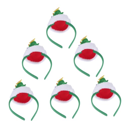 Hemobllo 6 Stück Teiliges Weihnachts Haarband Haarschmuck mit Grünen Sternen Leichter Kopfschmuck Bequeme Festliche Karnevalsdekoration für Weihnachtsfeier und Fotomomente Hemobllo 6 Stück Teiliges Weihnachts Haarband Haarschmuck mit Grünen Sternen Leichter Kopfschmuck Bequeme Festliche Karnevalsdekoration für Weihnachtsfeier und Fotomomente von Hemobllo
