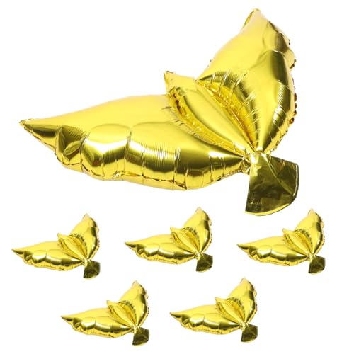 Hemobllo 6 Stück Weiße Tauben Folienballons Edle Partydeko für Hochzeit Geburtstag Kommunion Friedvolle Deko für Outdoor Events Leicht Aufzublasen Himmel Lassen Elegant und Detailreich von Hemobllo