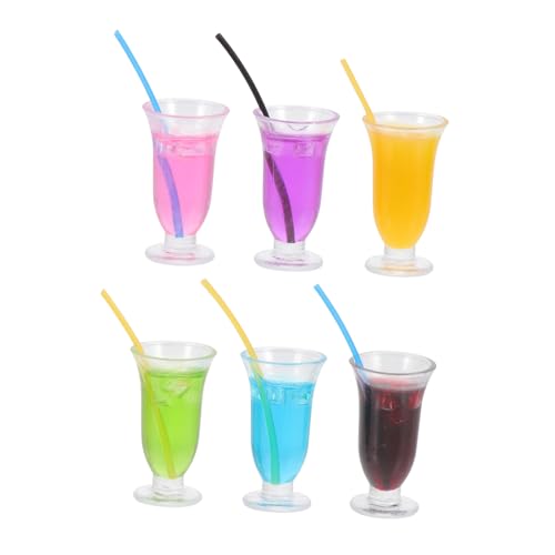 Hemobllo 6Stücke Cocktail Modelle Teiliges aus Hochwertigem Resin Dekorative Saftornamente für Puppenhaus und Rollenspiele für Kreative DIY Projekte und Dekoration Hemobllo 6Stücke Cocktail Modelle Teiliges aus Hochwertigem Resin Dekorative Saftornamente für Puppenhaus und Rollenspiele für Kreative DIY Projekte und Dekoration von Hemobllo