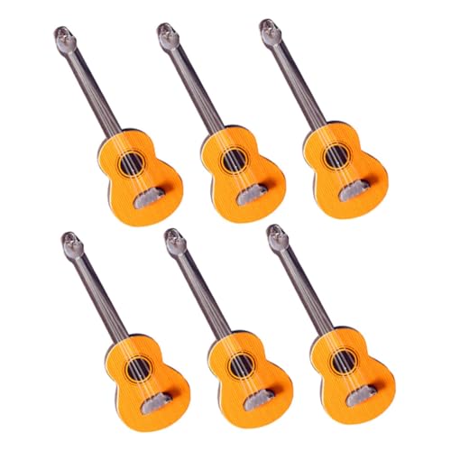 Hemobllo 6Stücke Gitarre Teile Puppenhaus Musikinstrumente aus Detailreiche Gitarren Dekoration für Musikliebhaber Miniaturgitarren für Puppenhaus Dekoration Hemobllo 6Stücke Gitarre Teile Puppenhaus Musikinstrumente aus Detailreiche Gitarren Dekoration für Musikliebhaber Miniaturgitarren für Puppenhaus Dekoration von Hemobllo