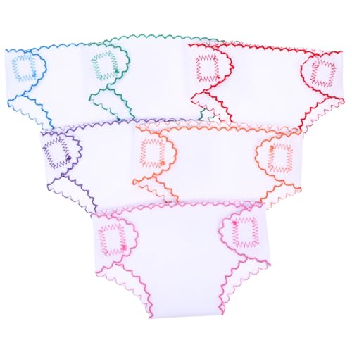 Hemobllo 6Stücke Puppenwindeln aus Hochwertigem DIY Puppen Zubehör für Puppen Praktische und Süße Designs Kreative Spielstunden Hemobllo 6Stücke Puppenwindeln aus Hochwertigem DIY Puppen Zubehör für Puppen Praktische und Süße Designs Kreative Spielstunden von Hemobllo