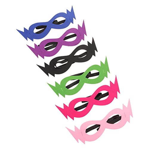 Hemobllo 6Stücke Teiliges Masken für Filzmasken und Maskeradepartys Halloween Cosplay und Geburtstagsfeiern von Hemobllo