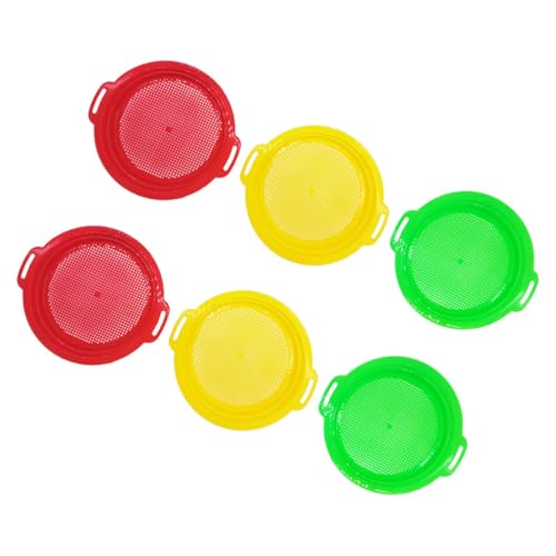 Hemobllo 6Stücke Teiliges Strandspielzeug Interaktives Sandsieb aus Robustem für Sandkasten und Outdoor Aktivitäten Fördert Kreatives Sommer Hemobllo 6Stücke Teiliges Strandspielzeug Interaktives Sandsieb aus Robustem für Sandkasten und Outdoor Aktivitäten Fördert Kreatives Sommer von Hemobllo