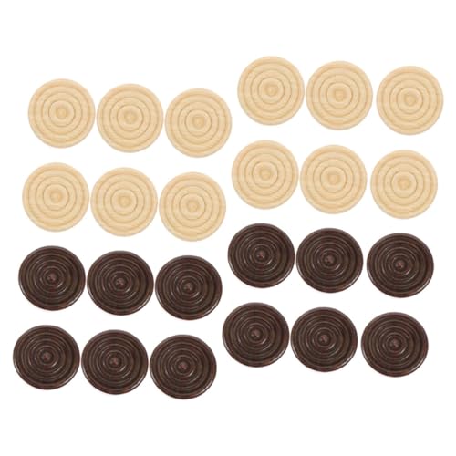 Hemobllo 72Stücke Teiliges Holz Brettspiel mit Schach und Figuren Schachzubehör für Langlebig und Lehrreich für Spielabende und Hemobllo 72Stücke Teiliges Holz Brettspiel mit Schach und Figuren Schachzubehör für Langlebig und Lehrreich für Spielabende und von Hemobllo