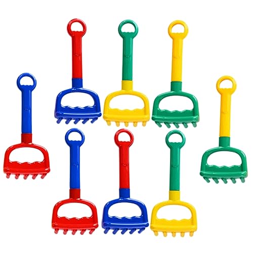 Hemobllo 8 Stück Strandspielzeug für Party Gartengeräte für Kinderrechen aus Kunststoff für Graben Outdoor-Sandspielzeug rasengeräte für Plastik Hemobllo 8 Stück Strandspielzeug für Party Gartengeräte für Kinderrechen aus Kunststoff für Graben Outdoor-Sandspielzeug rasengeräte für Plastik von Hemobllo