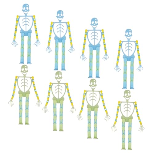 Hemobllo 8Stücke Halloween Skelett Dekorationsset Gruselige Skelette für Kostümpartys und Halloween Feiern Scherzartikel für Gruselige Hemobllo 8Stücke Halloween Skelett Dekorationsset Gruselige Skelette für Kostümpartys und Halloween Feiern Scherzartikel für Gruselige von Hemobllo
