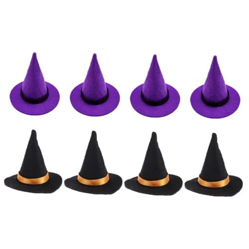 Hemobllo 8Stücke Mini Hexenhüte aus Filz für Halloween Deko und Puppen Requisite für DIY Kunstprojekte Leicht und Sicher für Haustiere für Kreative Gestaltung Hemobllo 8Stücke Mini Hexenhüte aus Filz für Halloween Deko und Puppen Requisite für DIY Kunstprojekte Leicht und Sicher für Haustiere für Kreative Gestaltung von Hemobllo