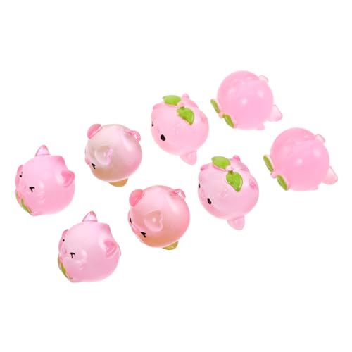 Hemobllo 8stücke Teiliges Niedliche Schweine Figuren Vielseitig Einsetzbar Für Dekoration Im Garten Aquarium Cake Topper Für -projekte Und Kreative Gestaltung von Hemobllo