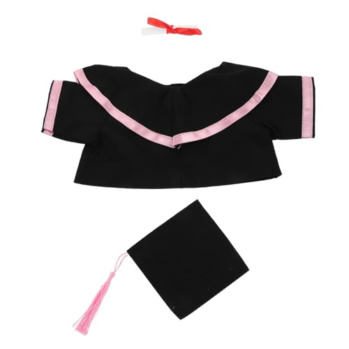 Hemobllo Abschlussbär-Outfit Kuscheltier Mütze Plüsch-Abschlussoutfit Kuschelbär-Tiermütze Mütze und Mantel Bärenpuppe Cosplay Kleidung Kostümanzug aus Bärenplüsch Stoff Rosa Hemobllo Abschlussbär-Outfit Kuscheltier Mütze Plüsch-Abschlussoutfit Kuschelbär-Tiermütze Mütze und Mantel Bärenpuppe Cosplay Kleidung Kostümanzug aus Bärenplüsch Stoff Rosa von Hemobllo