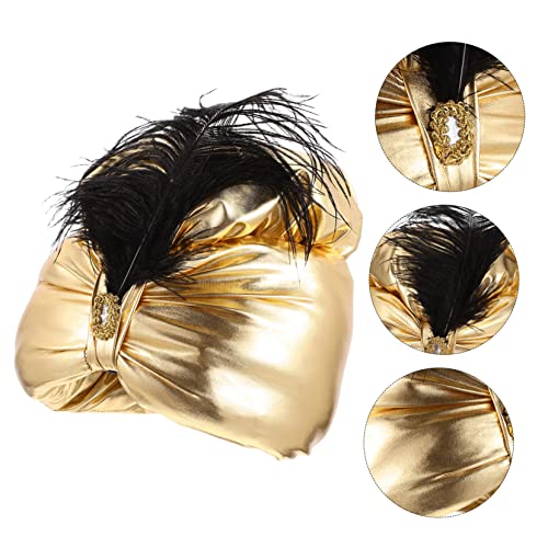 Hemobllo Arabischer Prinzenhut mit Stylischer Masquerade Performance Hut für Halloween Party Leichtes Kostümzubehör für Foto Requisiten und Themenveranstaltungen Hemobllo Arabischer Prinzenhut mit Stylischer Masquerade Performance Hut für Halloween Party Leichtes Kostümzubehör für Foto Requisiten und Themenveranstaltungen von Hemobllo