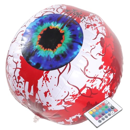 Hemobllo Aufblasbare Halloween Dekoration mit LED Licht Große Geisteraugen für Pool Halloween Deko für Gartenpartys Hemobllo Aufblasbare Halloween Dekoration mit LED Licht Große Geisteraugen für Pool Halloween Deko für Gartenpartys von Hemobllo