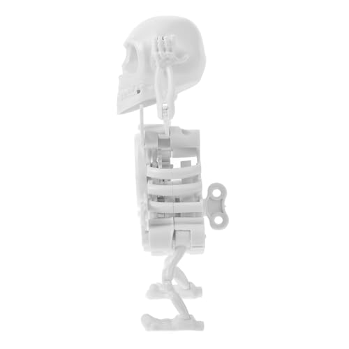 Hemobllo Aufziehbares Tanzendes Skelettspielzeug für Halloween Dekompressionsspielzeug ohne Batterie Lustige Figur für Partys und Heimdekoration Hochwertiges Design von Hemobllo