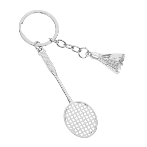 Hemobllo Badmintonschläger-schlüsselanhänger Badminton-schlüsselanhänger Tennis-hängedekoration Badmintonzubehör Professioneller Badmintonschläger Badminton -zubehör Zinklegierung Silber Hemobllo Badmintonschläger-schlüsselanhänger Badminton-schlüsselanhänger Tennis-hängedekoration Badmintonzubehör Professioneller Badmintonschläger Badminton -zubehör Zinklegierung Silber von Hemobllo