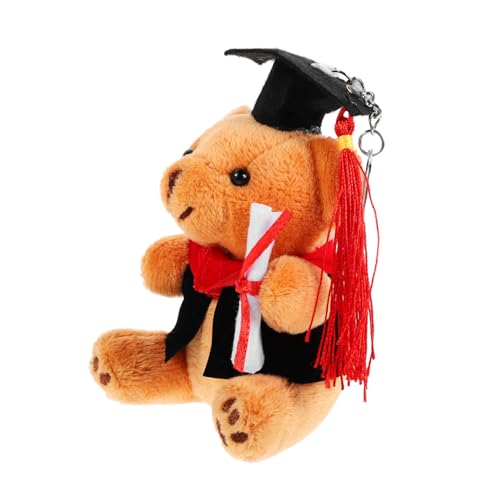 Hemobllo Bärenanhänger Schlüsselanhänger-ornament Mit Cartoon-bär Schlüssel Hängende Verzierung Schlüsselanhänger Mit Abschlussbär Bär Puppe Schlüsselanhänger Pp Baumwolle von Hemobllo