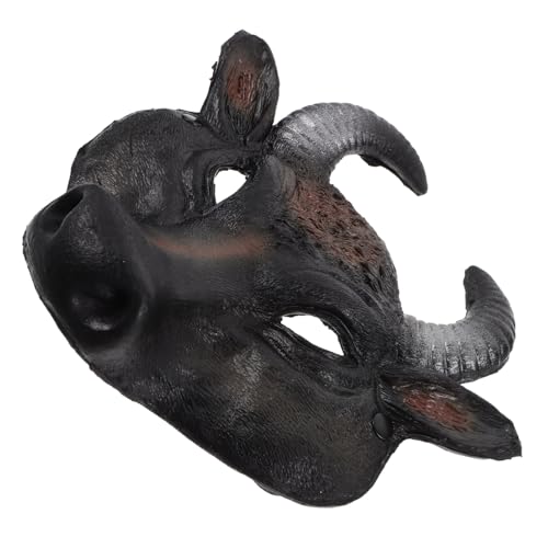 Hemobllo Bullenmaske für Halloween Realistische Tiermaske mit Verstellbarem Kopfband für Kostümpartys Cosplay Besondere Anlässe Auffällige Maskerade für Frauen Männer Hemobllo Bullenmaske für Halloween Realistische Tiermaske mit Verstellbarem Kopfband für Kostümpartys Cosplay Besondere Anlässe Auffällige Maskerade für Frauen Männer von Hemobllo