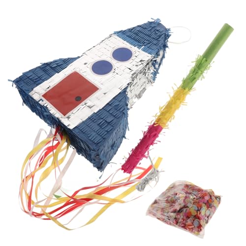Hemobllo Bunte Raketen Piñata mit Überraschungseffekt für Weltraum Kindergeburtstag Wiederbefüllbar mit Süßigkeiten für Partyspiele Astronauten Deko Vielseitig Einsetzbar bei Hemobllo Bunte Raketen Piñata mit Überraschungseffekt für Weltraum Kindergeburtstag Wiederbefüllbar mit Süßigkeiten für Partyspiele Astronauten Deko Vielseitig Einsetzbar bei von Hemobllo
