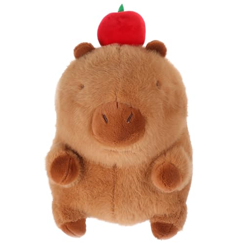 Hemobllo Capybara-Puppe Plüschspielzeug Plüschtiere stofftiere für Simulation von Tierpuppen entzückende Tierpuppe Wohnkultur gefüllte Puppenspielzeuge Stofftierpuppe von Hemobllo