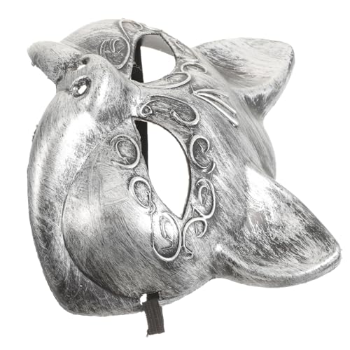 Hemobllo Cosplay Fuchs Halbgesichtsmaske für Vintage Maskerade Halloween Feiern Bequeme Atmungsaktive Tiermaske mit Verstellbarem Riemen Fotografie Accessoire Hemobllo Cosplay Fuchs Halbgesichtsmaske für Vintage Maskerade Halloween Feiern Bequeme Atmungsaktive Tiermaske mit Verstellbarem Riemen Fotografie Accessoire von Hemobllo