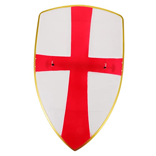 Hemobllo Cosplay Schild Robustes Kunststoffschild für Jungen und Mädchen Mittelalterliches Ritter Zubehör Sicher und Langlebig für Rollenspiele und Bewegungstraining von Hemobllo