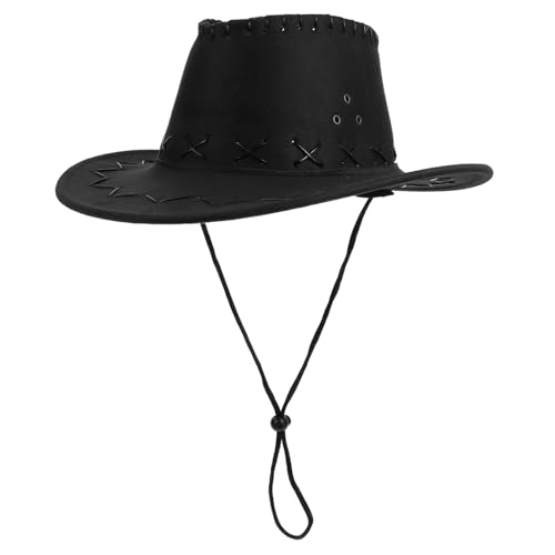 Hemobllo Cowboyhut Für Dekorative Hüte Cowboyhüte Für Cosplay-hüte Party-cowgirl-hut Cowgirl-party-dekorationen Kindermütze Unisex-cowgirl-hut Partyhut Schwarz Polyester Hemobllo Cowboyhut Für Dekorative Hüte Cowboyhüte Für Cosplay-hüte Party-cowgirl-hut Cowgirl-party-dekorationen Kindermütze Unisex-cowgirl-hut Partyhut Schwarz Polyester von Hemobllo