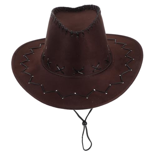 Hemobllo Cowboyhut für Cowboyhüte für Mädchen-Cowgirl-Hut Jugend-Cowboy-Hut Cowboyhut für Jungen Cowboyhüte für Jungen Westernhut für Polyester Kaffee Hemobllo Cowboyhut für Cowboyhüte für Mädchen-Cowgirl-Hut Jugend-Cowboy-Hut Cowboyhut für Jungen Cowboyhüte für Jungen Westernhut für Polyester Kaffee von Hemobllo