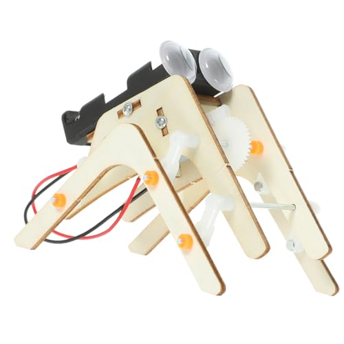 Hemobllo DIY Holzspinnen Roboter Bausatz aus Sicherem Holz Pädagogisches Wissenschaftsspielzeug für Jugendliche Lernfähigkeit Kreativität und Technischem Verständnis Hemobllo DIY Holzspinnen Roboter Bausatz aus Sicherem Holz Pädagogisches Wissenschaftsspielzeug für Jugendliche Lernfähigkeit Kreativität und Technischem Verständnis von Hemobllo