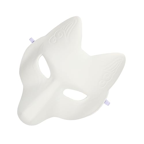 Hemobllo DIY Unbemalte Maske für Halloween Weiße Maske für Maskerade für Erwachsene Material Bastelprojekte Feste von Hemobllo