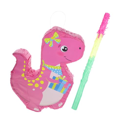 Hemobllo Dinosaurier Pinata mit Bunte Hängende Party Dekoration für Kindergeburtstag Fiesta Spiel mit Süßigkeitenfüllung Lustiges Mitgebsel für Geburtstagsfeier und Themenparty von Hemobllo