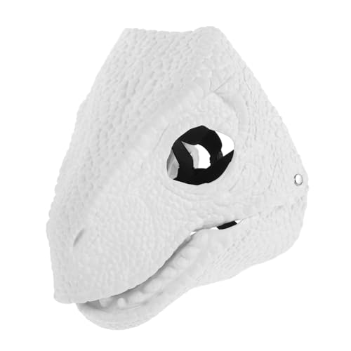Hemobllo Dinosauriermaske mit Beweglichem für Halloween Verstellbare Tierkopfmaske für Cosplay Mottopartys Kostüm Events Langlebig Sicher für Erwachsene von Hemobllo
