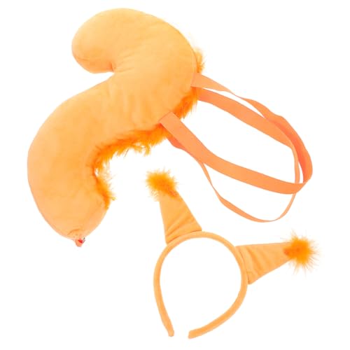 Hemobllo Eichhörnchen Kostüm mit Ohr Stirnband und Weiches Tierkostüm Zubehör für Fasching Karneval und Party Komfortabel und Detailreich Gestaltet für Damen und Herren Hemobllo Eichhörnchen Kostüm mit Ohr Stirnband und Weiches Tierkostüm Zubehör für Fasching Karneval und Party Komfortabel und Detailreich Gestaltet für Damen und Herren von Hemobllo