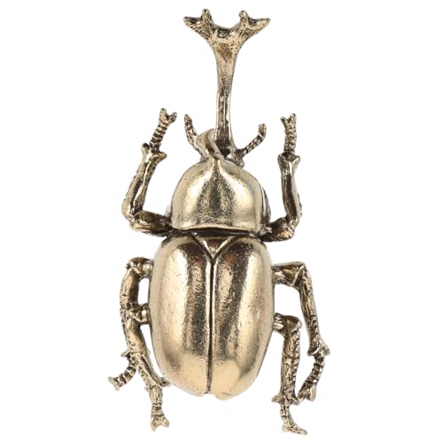 Hemobllo Einhorn-Ornamente Wissenschaftsspielzeug Insektenstatue Mantis-Ornament tierische Verzierungen Schreibtischfiguren Garten Ameisen Dekoration Schreibtischschmuck Metall Golden von Hemobllo