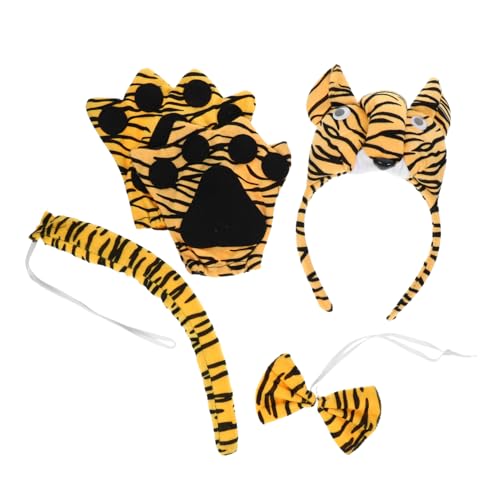 Hemobllo 1satz Süßes Tigerkostüm Mit Tierohren Und Stirnband Für Halloween Cosplay Bühnenaufführungen Und Tier-themenpartys Für Erwachsene Hemobllo 1satz Süßes Tigerkostüm Mit Tierohren Und Stirnband Für Halloween Cosplay Bühnenaufführungen Und Tier-themenpartys Für Erwachsene von Hemobllo