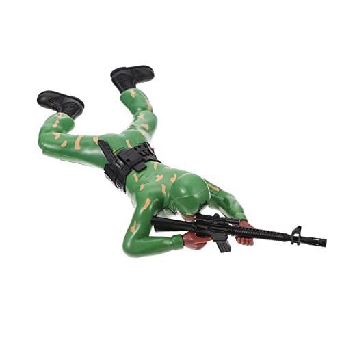 Hemobllo Elektrisches Krabbelspielzeug Soldatenfigur mit Musik und Licht Bewegliche Actionfigur für Kleinkinder Lernspielzeug aus Hochwertigem für Jungen Hemobllo Elektrisches Krabbelspielzeug Soldatenfigur mit Musik und Licht Bewegliche Actionfigur für Kleinkinder Lernspielzeug aus Hochwertigem für Jungen von Hemobllo