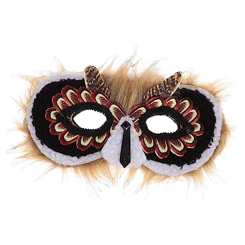 Hemobllo Eulenmaske für Wiederverwendbare Tiermaske für Karneval Halloween Cosplay und Bühnenaufführungen Dekoration für Partys und Kreative Bastelprojekte Hemobllo Eulenmaske für Wiederverwendbare Tiermaske für Karneval Halloween Cosplay und Bühnenaufführungen Dekoration für Partys und Kreative Bastelprojekte von Hemobllo