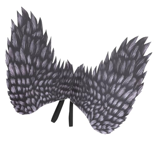 Hemobllo Faltbare Engelsflügel für Cosplay Leichte Kostüm Requisite für Halloween Karneval Party Hochwertiges Material Vielseitig für Fotoshootings Bühnenauftritte Schwarze Hemobllo Faltbare Engelsflügel für Cosplay Leichte Kostüm Requisite für Halloween Karneval Party Hochwertiges Material Vielseitig für Fotoshootings Bühnenauftritte Schwarze von Hemobllo