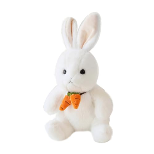 Hemobllo Fluffy Bunny Doll Plüsch Kaninchen Große Dekorative Kaninchenpuppe Perfektes für Freunde für Bett Sofa und Auto mit Karotten Design Hemobllo Fluffy Bunny Doll Plüsch Kaninchen Große Dekorative Kaninchenpuppe Perfektes für Freunde für Bett Sofa und Auto mit Karotten Design von Hemobllo