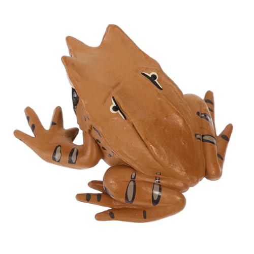 Hemobllo Frosch Modell aus Kunststoff Niedliche Froschfigur für Dekorative Froschspielzeuge für Zuhause und Garten Deko für Blumentöpfe Hochwertige Verarbeitung von Hemobllo