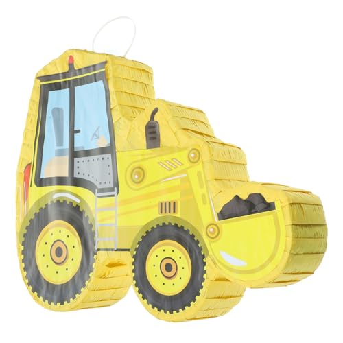 Hemobllo Gelbe Auto Pinata Konstruktion Piñata für Kinderpartys handgefertigt Bauparty Pinatas groß Bagger-Partydekorationen dekorative Party-Pinata Baufahrzeuge Baggerpinata Papier Hemobllo Gelbe Auto Pinata Konstruktion Piñata für Kinderpartys handgefertigt Bauparty Pinatas groß Bagger-Partydekorationen dekorative Party-Pinata Baufahrzeuge Baggerpinata Papier von Hemobllo