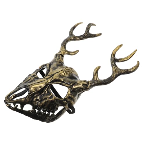 Hemobllo Geweih Hirschmaske für Halloween Abnehmbare Tiermaske für Cosplay Auffällige Kostüm Requisite für Maskeradepartys und Bühnenauftritte Vielseitig Einsetzbar und Tragbar Hemobllo Geweih Hirschmaske für Halloween Abnehmbare Tiermaske für Cosplay Auffällige Kostüm Requisite für Maskeradepartys und Bühnenauftritte Vielseitig Einsetzbar und Tragbar von Hemobllo