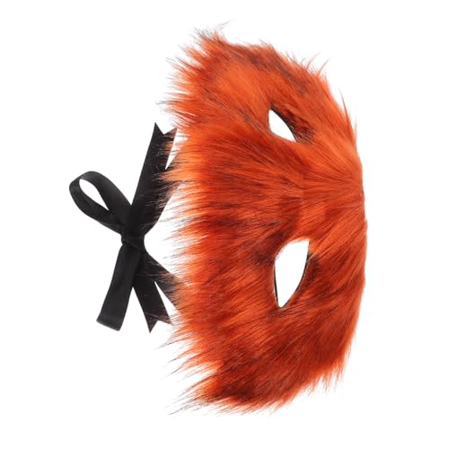 Hemobllo Halbgesichts Fuchsmaske Plüsch Verstellbare Kostümaske für Männer für Maskenbälle Halloween Events Cosplay Einzigartiges Design für Besonderen Komfort Hemobllo Halbgesichts Fuchsmaske Plüsch Verstellbare Kostümaske für Männer für Maskenbälle Halloween Events Cosplay Einzigartiges Design für Besonderen Komfort von Hemobllo
